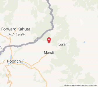 Map of Dunna, Kashmir