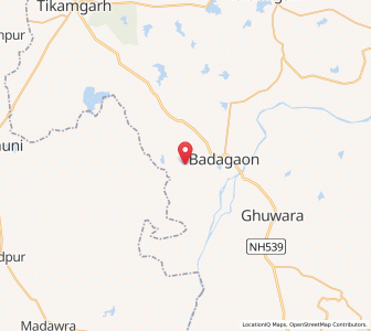 Map of Dunra, Madhya Pradesh
