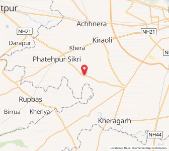 Map of Dura, Uttar Pradesh
