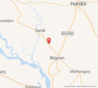 Map of Durgaganj, Uttar Pradesh