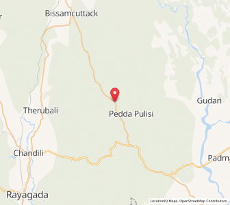 Map of Durgi, Odisha