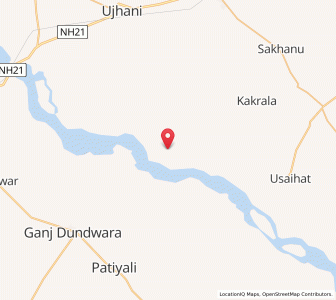 Map of Durgu Nagla, Uttar Pradesh
