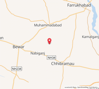 Map of Durgupur, Uttar Pradesh