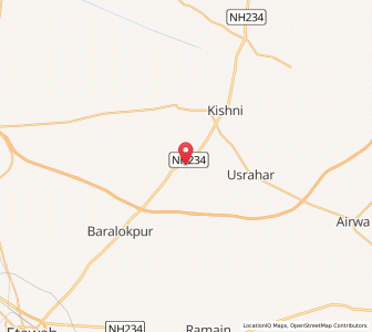 Map of Durha, Uttar Pradesh