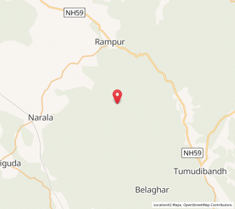 Map of Durkaranja, Odisha