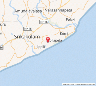 Map of Duvapeta, Andhra Pradesh