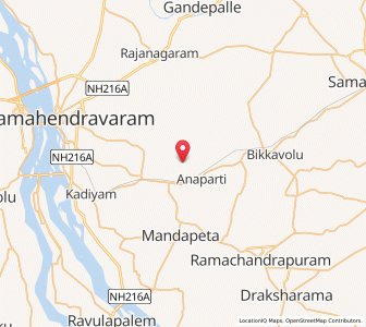 Map of Dwarapudi, Andhra Pradesh