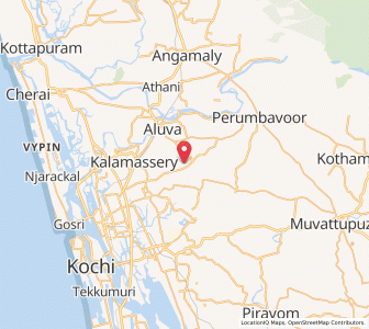Map of Edattala, Kerala