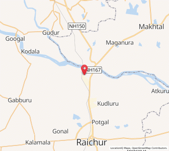 Map of Edlapur, Karnataka