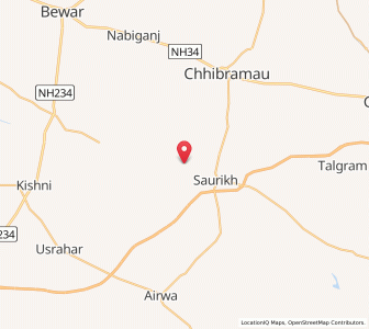 Map of Ejalpur, Uttar Pradesh