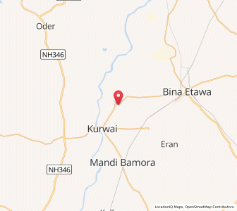 Map of Ekauda, Madhya Pradesh