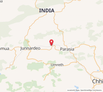 Map of Eklaira, Madhya Pradesh