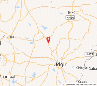 Map of Ekrukha, Maharashtra