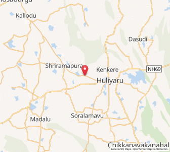 Map of Elenadu, Karnataka