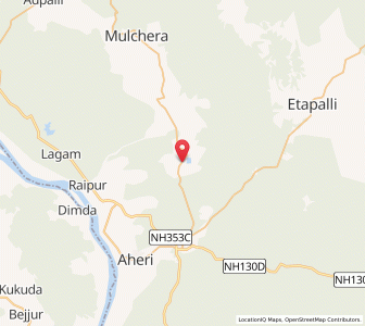 Map of Elgur, Maharashtra