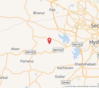 Map of Elkaguda, Andhra Pradesh
