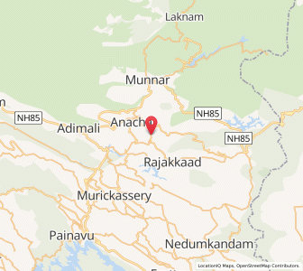 Map of Ellakkal, Kerala