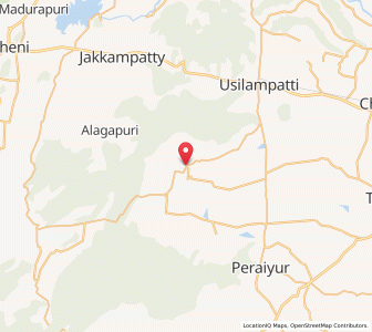 Map of Elumalai, Tamil Nadu