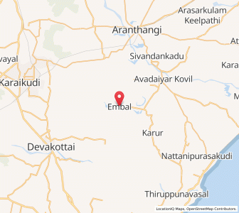 Map of Embal, Tamil Nadu