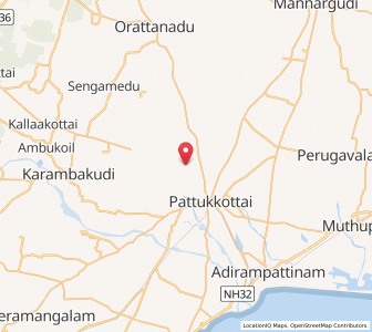 Map of Enadi, Tamil Nadu