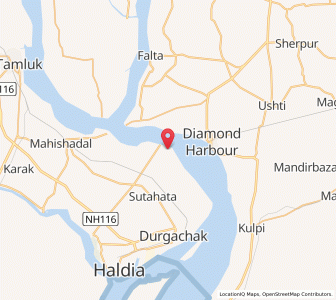 Map of Enrekhali, West Bengal