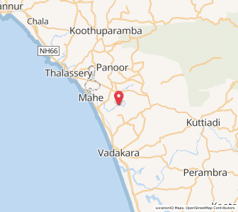 Map of Eramala, Kerala