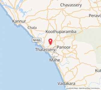 Map of Erannoli, Kerala