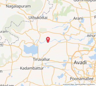 Map of Erayu, Tamil Nadu