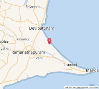 Map of Erniyur, Tamil Nadu