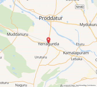 Map of Erraguntla, Andhra Pradesh