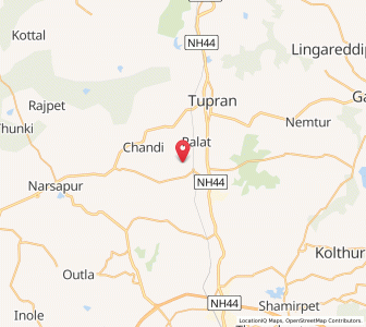 Map of Fakirbanda, Andhra Pradesh