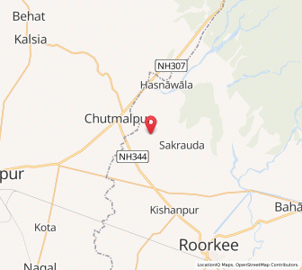 Map of Farakhpur, Uttar Pradesh