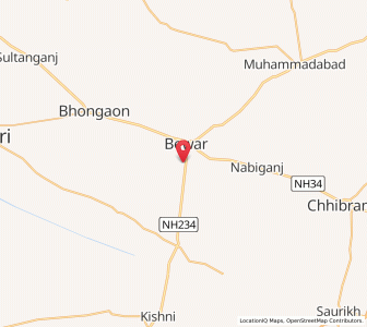 Map of Fatehpur Gani, Uttar Pradesh