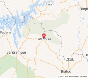 Map of Fatehpura, Gujarat