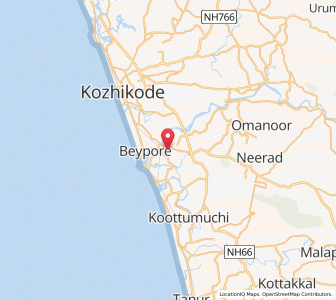 Map of Ferokh, Kerala
