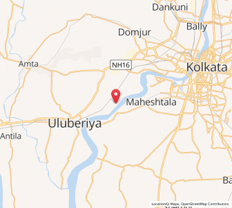 Map of Fort Gloster, West Bengal