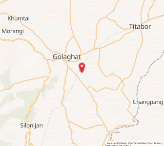 Map of Furkating, Assam