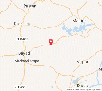 Map of Gabat, Gujarat