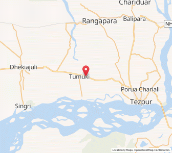 Map of Gabharu, Assam