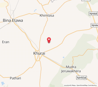 Map of Gabhiriya Buzurg, Madhya Pradesh