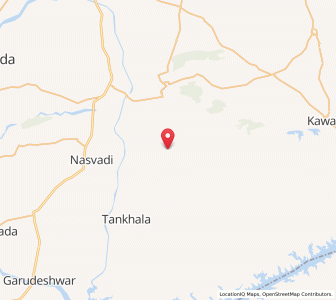 Map of Gad Boriad, Gujarat