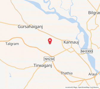Map of Gadanpur Thatia, Uttar Pradesh