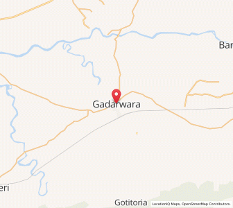 Map of Gadarwara, Madhya Pradesh