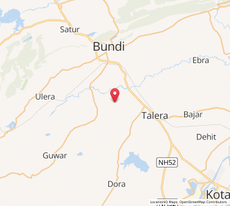 Map of Gadegal, Rajasthan
