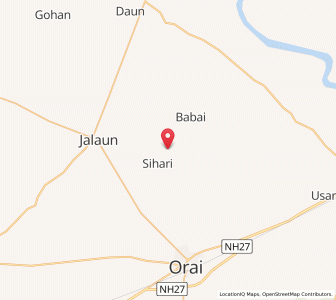 Map of Gaderan, Uttar Pradesh