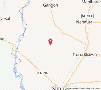 Map of Gagor, Uttar Pradesh