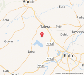 Map of Gagos, Rajasthan