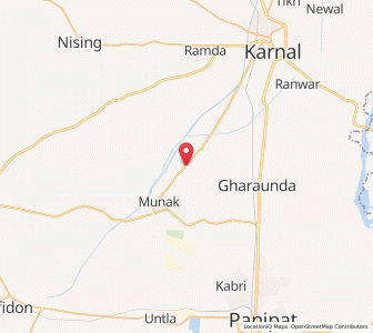 Map of Gagsina, Haryana