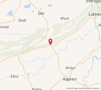 Map of Gaindoli, Rajasthan