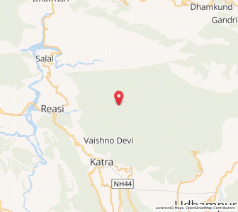 Map of Gainta, Kashmir